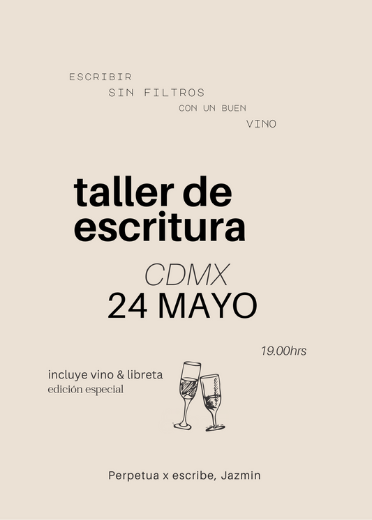 Workshop escritura+ vino